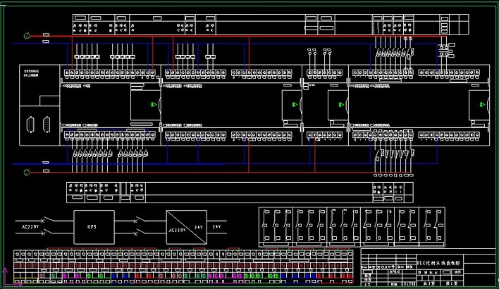 PLC電氣控制柜接線(xiàn)圖