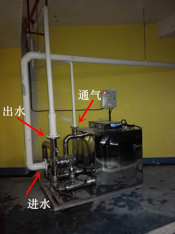 武漢樂(lè )頓酒店管理有限公司定1.1KW污水提升設備一套